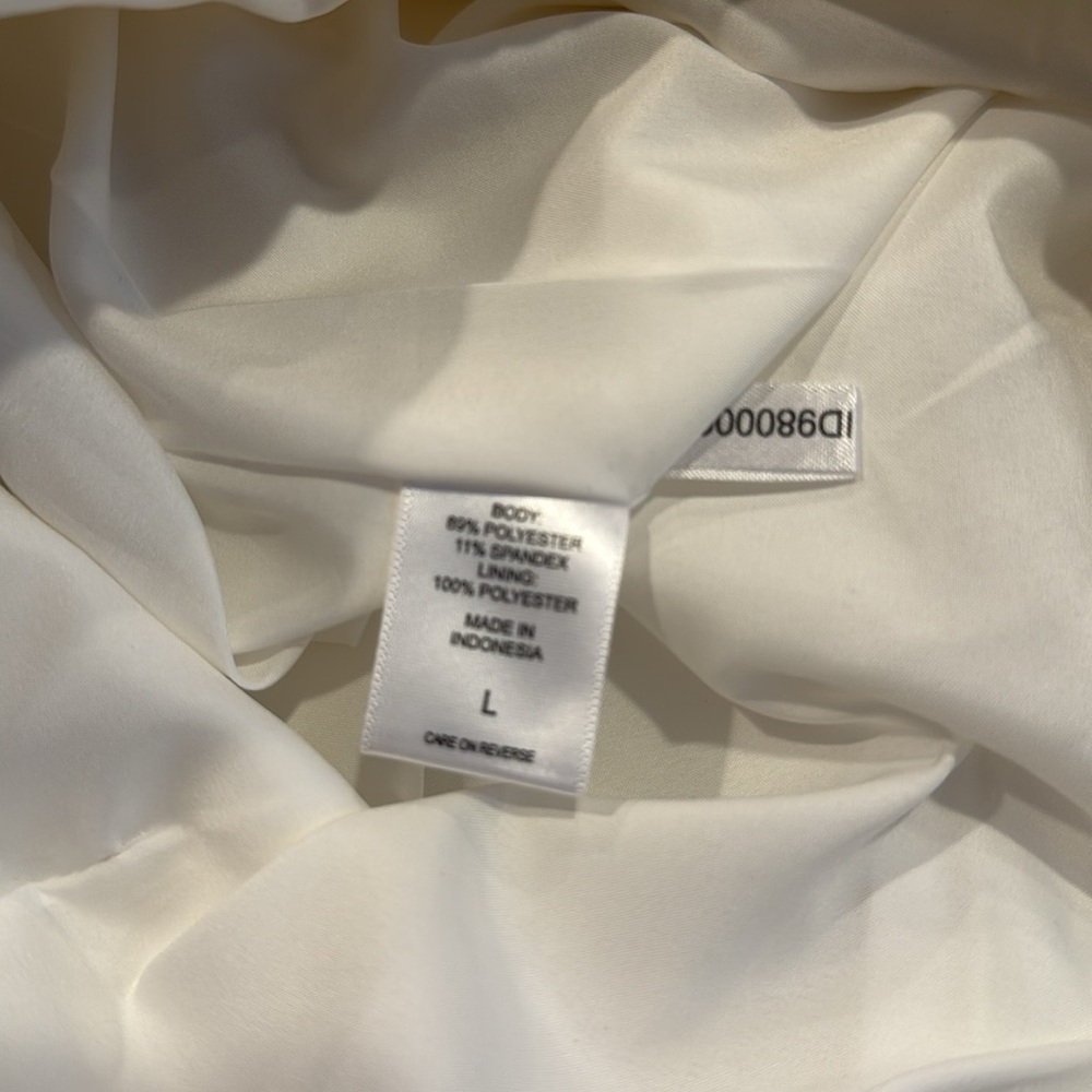 New York & Company Shorts Romper off white size L NWT - Picture 8 of 16